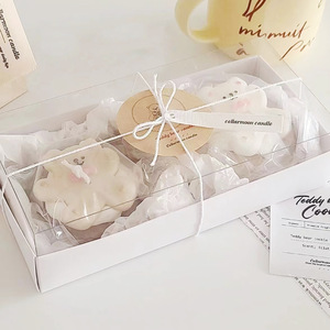 เทียนหอมรูปคุกกี้หมีเนย ขายส่งยอดนิยม ของขวัญสำหรับเด็ก วันวาเลนไทน์ - Product Image 4