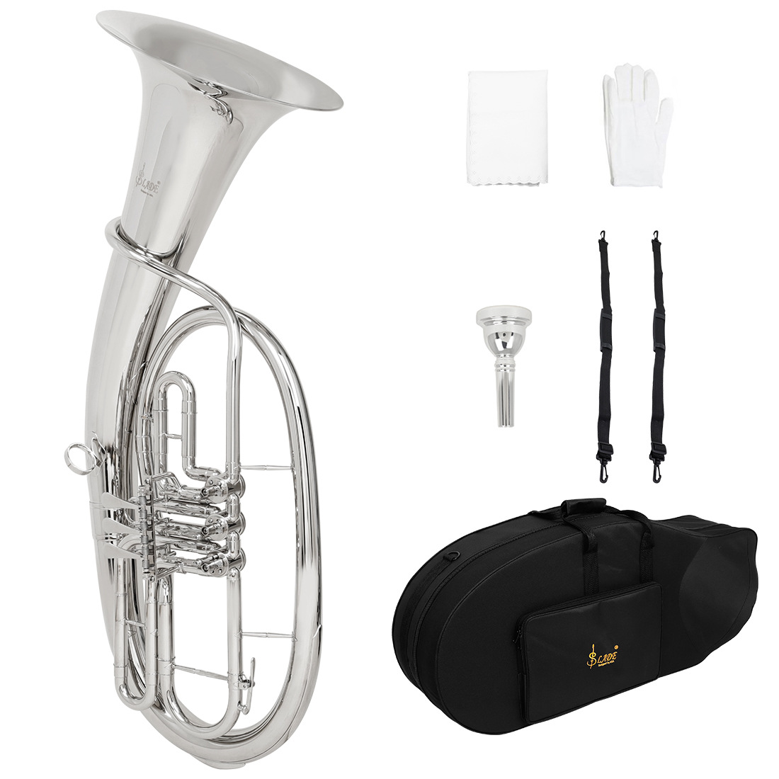 Plata [corneta de tenor de llave plana de tres teclas]