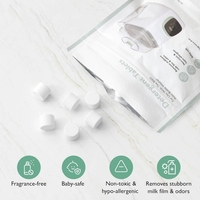 Tablettes nettoyantes pour biberons Sea and Sky, éliminent les résidus de lait pour tétines, fruits, légumes et vaisselle