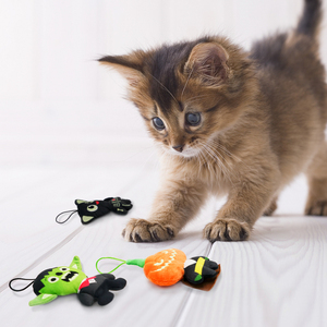 Juguete de gato de peluche de Halloween personalizable de alta calidad para mascotas juguetes interactivos y de movimiento para gatos <span class=keywords><strong>Catnip</strong></span> - Product Image 5