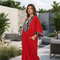 Robes d'été africaines pour femmes, longue robe maxi, abaya musulmane, mode Dashiki, col en V, patchwork, polyester, vêtements africains