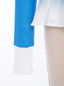 Veste de patinage artistique pour filles de 6 à 16 ans, sweat-shirt métallique à motif flocon de neige, vêtements d'extérieur pour spectacles, compétitions, séances d'entraînement - Product Image 4