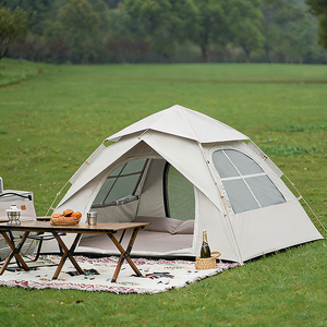 Equipo de Camping Portátil para 2-3 Personas, de Doble Capa, Impermeable, para las Cuatro Estaciones, con una Habitación, de Tela Oxford, con Aislamiento Automático para Exteriores - Product Image 3