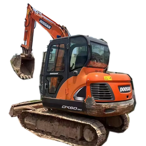 Baja Horas Usado Doosan DX60lc 6Ton mini Excavadora sobre orugas con CE de Corea mini East Stock, Entrega rápida EPR_Germany_Packing - Product Image 1