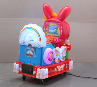 Chaise à bascule musicale pour enfants à monnayeur, modèle Lapin de Cristal, jouet électrique pour la maison et les supermarchés