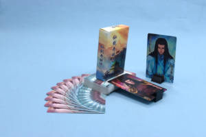 <span class=keywords><strong>Carte</strong></span> da Gioco Personalizzate a Tema Xianxia, <span class=keywords><strong>Carte</strong></span> Olografiche, Set da Poker Collezionabile OEM - Product Image 2