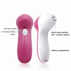 Mini-<span class=keywords><strong>brosse</strong></span> <span class=keywords><strong>nettoyante</strong></span> pour le <span class=keywords><strong>visage</strong></span> électrique sonique profonde de nettoyage du <span class=keywords><strong>visage</strong></span> avec 4 têtes de <span class=keywords><strong>brosse</strong></span> - Product Image 3