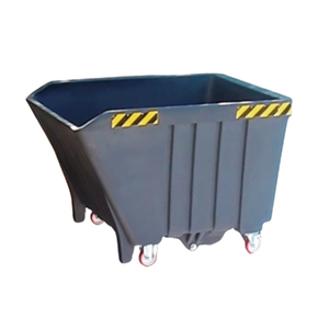 Secchio ribaltabile in polietilene da 1000 litri per attrezzature per la movimentazione dei materiali - Product Image 1