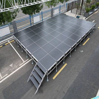 Plate-forme de scène en aluminium Plate-forme de scène en aluminium pour musique d'extérieur Truss Mobile Concert Event Wedding Portable Stage
