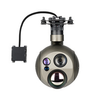 Caméra stabilisée A30TR-50M avec zoom optique 30X, triple capteur et suivi IA pour l'inspection aérienne industrielle