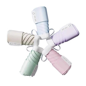 Compact Portable Sunshade <b>Umbrella</b> With Uv Protection Folding Capsule For Travel - Product Image 5