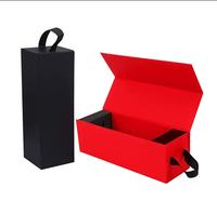 Weihnachtliche Maßgefertigte Bedruckte Biologisch Abbaubare Neue Faltbare Geschenk-Kartonbox für Wein Champagner mit EVA-Schaumstoffeinlage