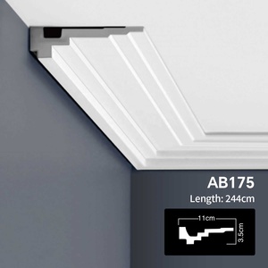 Everwall แม่พิมพ์พียูแบบเรียบ <span class=keywords><strong>PU</strong></span> แบบหล่อรูปมงกุฎสำหรับห้องนอนขนาดเล็กดีไซน์ทันสมัย - Product Image 2