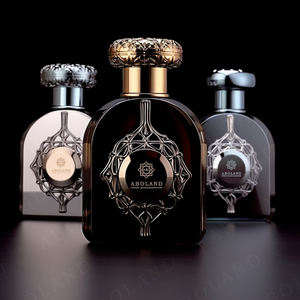 <b>Empty</b> <b>Spray</b> Perfume <b>Bottle</b> Unique Clear Luxury Design Mens 100ml Glass Perfume <b>Bottle</b> Without Lid - Product Image 2