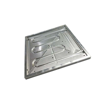 Plaques froides liquides de batterie de bloc de refroidissement par eau GPU en aluminium personnalisées High Connect pour le traitement de coupe de flexion de dissipateur de chaleur