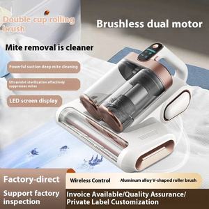 Aspirateur à <span class=keywords><strong>matelas</strong></span> sans fil personnalisé avec lumière UV pour voiture et maison, 13Kpa, aspirateur à main haute puissance, avec emballage logo gratuit - Product Image 2