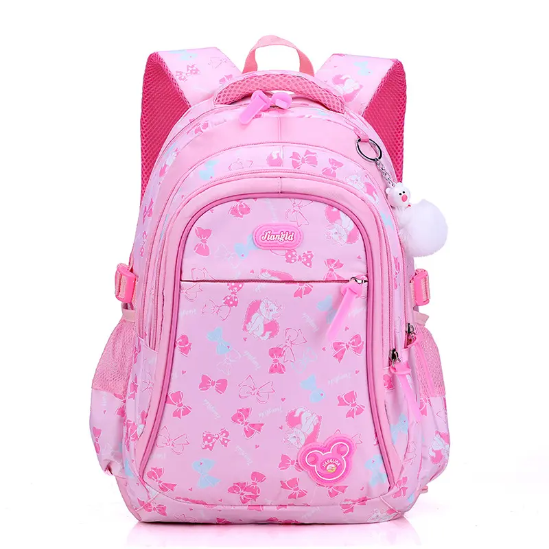 Wholesales Custom High Quality Large Capacity Nylon Goods Teen Bag Girls Mochilas School Backpack