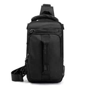 Sac bandoulière homme OEM pour voyage, sac de poitrine en nylon de haute qualité, personnalisable avec logo et lettres, idéal pour la promotion - Product Image 2