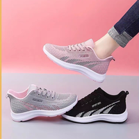 Chaussures décontractées légères Chaussures de course en plein air Chaussures en toile tendance pour femmes