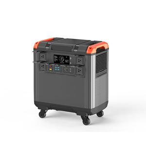 ล้อกลิ้ง3000W สถานีพลังงานแบบพกพา MPPT แบตเตอรี่ LiFePo4 5376Wh แผงโซลาร์เซลล์รถยนต์เพียวไซน์เวฟใช้ได้กับบ้าน - Product Image 4