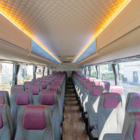 Autocar touristique automatique Guangtong de luxe de 12 m, 50 à 70 places, conduite à droite, nouveau moteur diesel Euro 3-6, émissions 6-8L