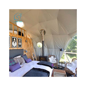 Tente de camping touristique de luxe avec poêle, imperméable, extérieur, hôtel, dôme, prix d'usine - Product Image 6