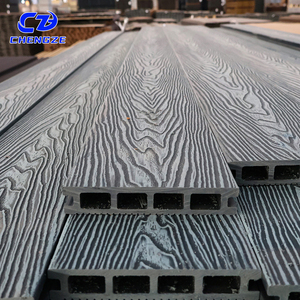 Planches de terrasse <span class=keywords><strong>en</strong></span> WPC modernes pour bord de piscine et quai, surface antidérapante, installation par clic, forme carrée, design imitation <span class=keywords><strong>bois</strong></span>, résistant aux éclats - Product Image 1