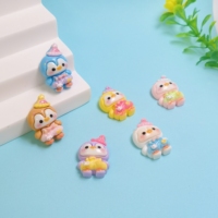 100 Pezzi di Cabochon in Resina a Forma di Pinguino Kawaii per Scrapbooking, Creazione di Gioielli e Accessori Fai-da-Te