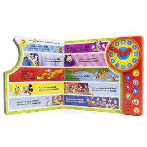 Thời gian để tìm hiểu! Sách âm thanh tương tác và đồng hồ đồ chơi cho trẻ em dạy chúng cách nói thời gian - Product Image 3