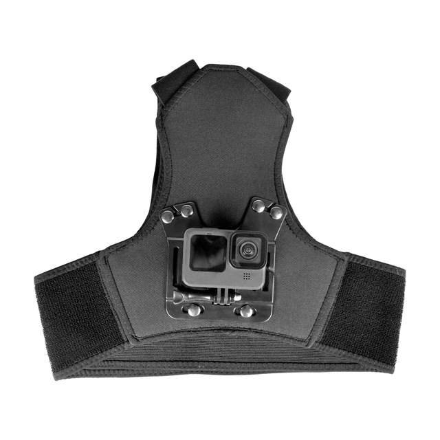Wesport High Quality Adjustable Firmly ABS+Polyester Chest Strap Camera Mount Harness for Action Camera Sports Use