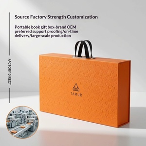 Custom Premium Book-Style <b>Gift</b> <b>Boxes</b> with Lid and Base Tray for Branded Souvenirs - Product Image 3