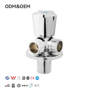 Valvola Angolare in Ottone Personalizzata di Alta Qualità Valvola di Arresto Acqua per Alta Temperatura Sistema Idraulico per Bagno Cucina Lavandino Toilette - Product Image 1