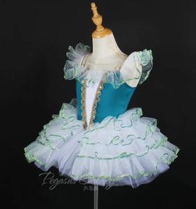 4562 jolies filles ballerine danse vêtements d'entraînement filles Ballet débardeur Tutu robe - Product Image 3