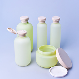 Vide Emballage Soins De La Peau 200ml 250ml 300ml 400ml 500ml Vert Pehd En Plastique Lotion Bouteille W/flip Cap Pour Gel Douche/shampooing - Product Image 6