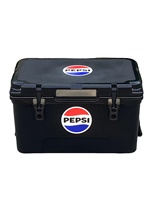 65L Zwarte Heavy Duty Rotomolded Thermische Zonnepaneel Geïsoleerde Koelbox UV-bestendig Buitensport Kamperen Picknick Houdt Blikjes Koel