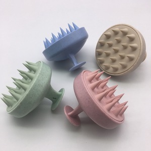 Cepillo de Champú para Masaje del Cuero Cabelludo, Cepillo de Silicona Suave para Desenredar el Cabello, con Dispensador para el Cuidado del Cuero Cabelludo - Product Image 2