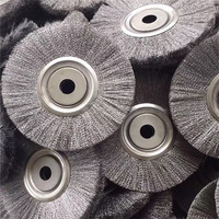 Fil d'acier plaqué par laiton polissage brosses d'extrémité Chine