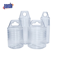 Boîtes en plastique PVC portables hautement recommandées pour les forets ou les mandrins de serrage avec crochet pour un rangement facile des outils de découpe CNC