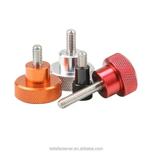 Tornillos de Mariposa de Aluminio con Rosca Métrica, Fijaciones de 12 mm de Diámetro, Cabeza Redonda, Acabado Anodizado - Product Image 1