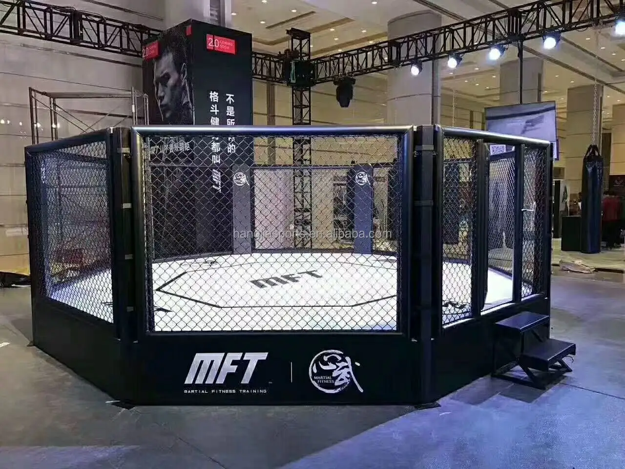 MMA Piso Boxe Anel & Profissional Fase UFC Championship Fighting Boxing Anel Piso