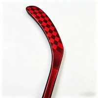 Bâton de hockey sur glace en fibre de carbone, usage adulte/universel, léger (380g), haute résistance, motif dessiné, modèles à demi-chaussettes