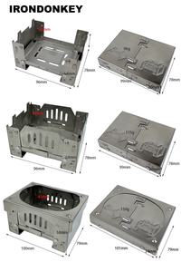 Réchaud de <span class=keywords><strong>camping</strong></span> IRONDONKEY, réchaud pliable allemand professionnel avec pare-vent intégré, réchaud à alcool ultra léger, réchaud à <span class=keywords><strong>gaz</strong></span> de poche - Product Image 2