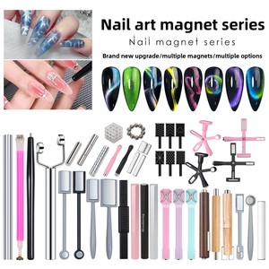 Stylo aimanté multifonctionnel pour ongles effet œil de chat, outil magnétique puissant pour vernis gel et nail art, idéal pour la manucure - Product Image 2