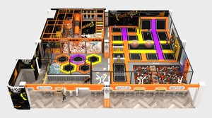 <span class=keywords><strong>2025</strong></span> mới trong nhà sân chơi nhảy Trampoline nhà sản xuất trẻ em giá rẻ Slide Trampoline công viên nhà máy trẻ em trong nhà Trampoline - Product Image 2