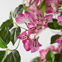 Arbre artificiel de bougainvillier intégré de 200 cm, ornement floral haut de gamme pour la décoration intérieure de lieux de mariage, hôtels et halls d'accueil