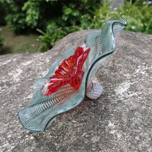 Flores de vidrio de arte soplado hechas a mano DIY para decoración de paredes - Product Image 6