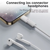 Adaptateur USB C à 8 broches Type C à 8 broches convertisseur audio casque écouteurs convertisseur pour téléphone 15 16 iPad MacBook Samsung