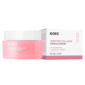 Crème Hydratante Coréenne pour le Visage au Rétinol, Vitamine E, PDRN et Capsules de Collagène Rose pour une Peau Éclatante 50g - Product Image 6