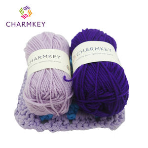 Hilo de lana suave de algodón <span class=keywords><strong>para</strong></span> bebé, hilo grueso de leche <span class=keywords><strong>para</strong></span> <span class=keywords><strong>ganchillo</strong></span>, varios colores, muestras gratis - Product Image 4