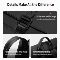 Sac à dos professionnel pour ordinateur portable, en tissu Oxford imperméable et durable, avec compartiment principal spacieux et rabat supérieur, directement de l'usine